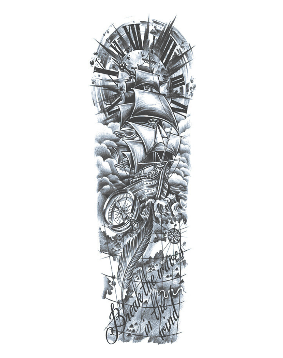 Naval Compass Sleeve