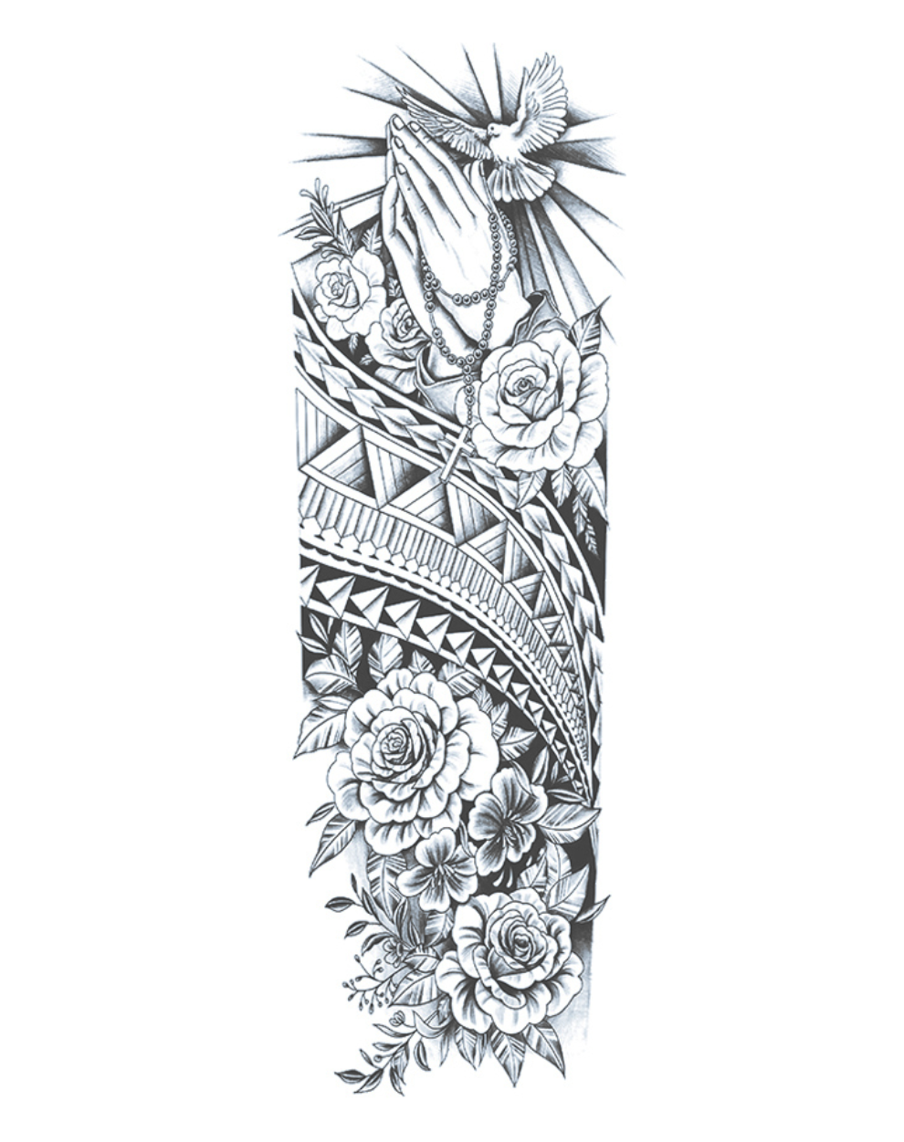 Prayer & Roses Sleeve