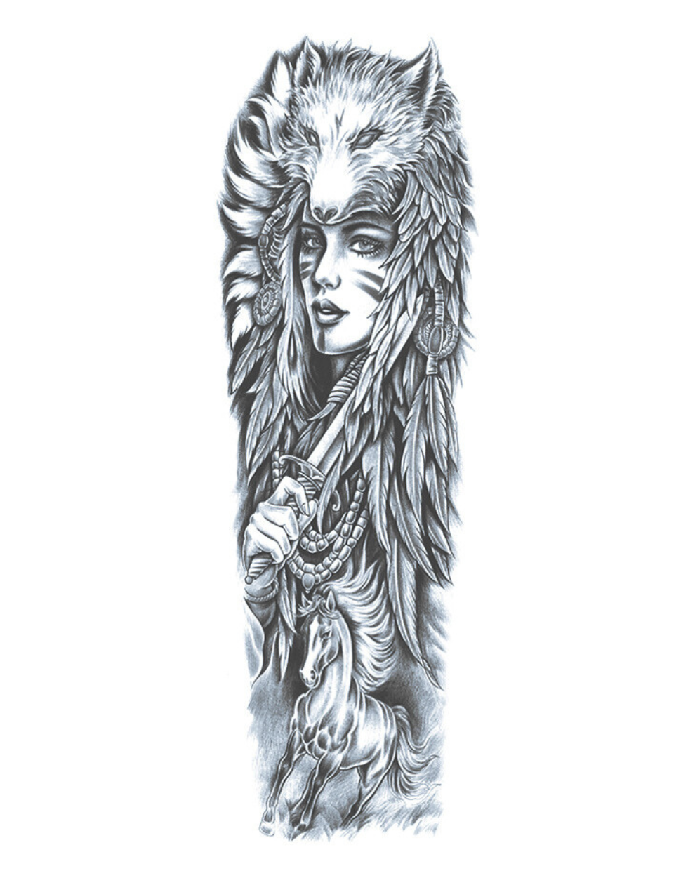 Wolf Warrior Sleeve