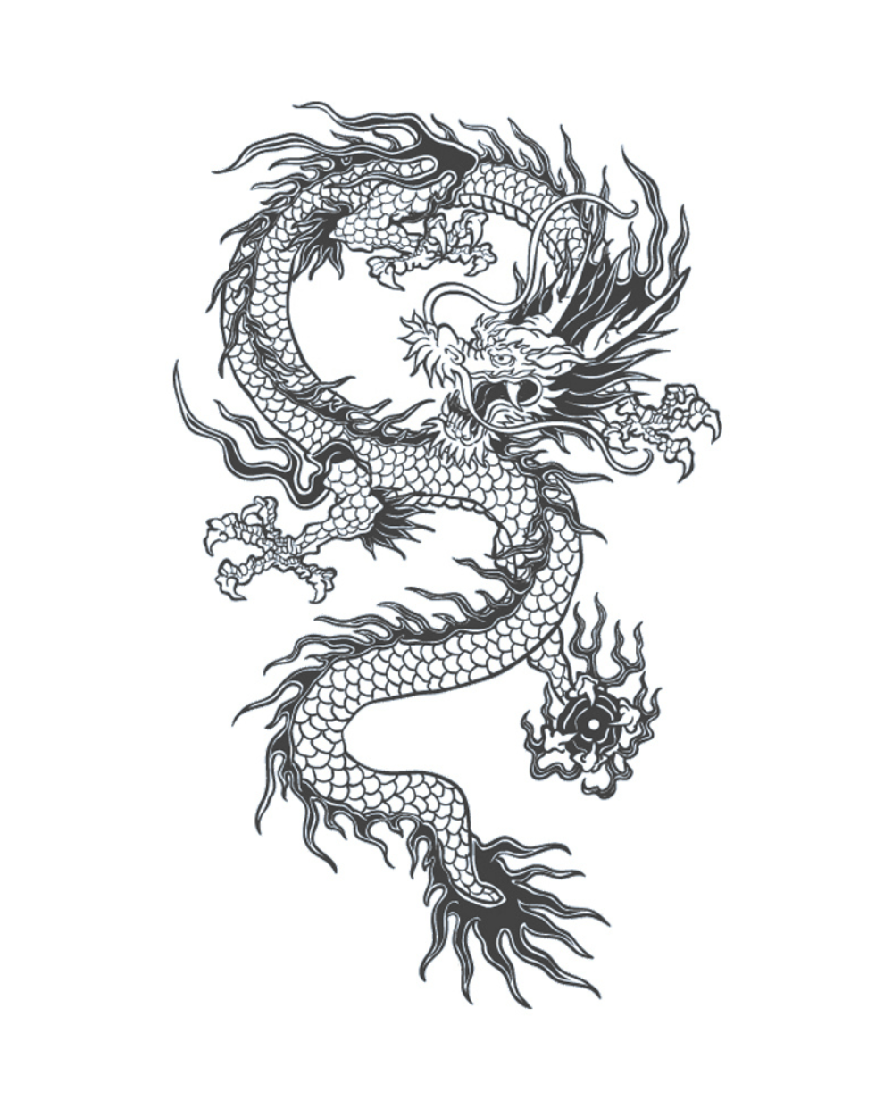 Traditional Japanese Dragon