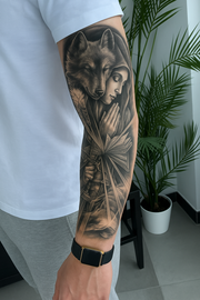 Red Hood Wolf Sleeve