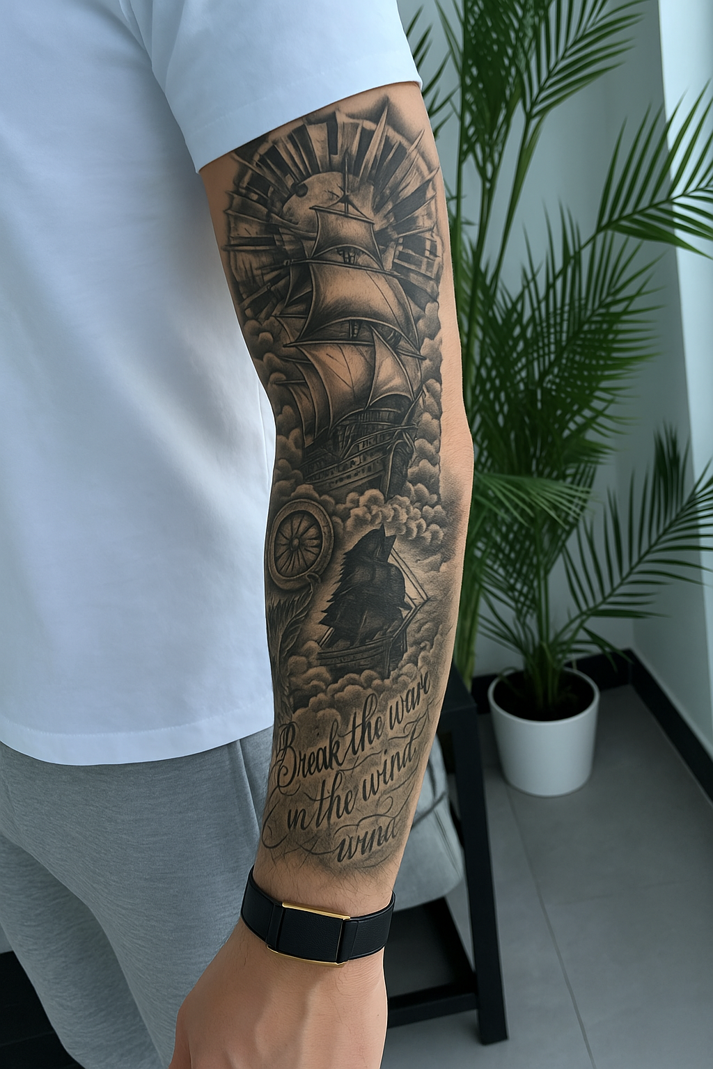 Naval Compass Sleeve